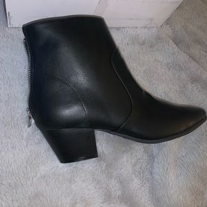 Black booties NEW IN BOX